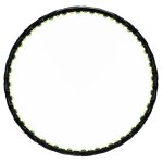 Actiget hula hoop avec saillies de massage, cerceau pliable de 88 cm pour exercices cardio, noir et vert ...