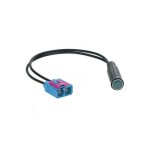Adaptateur antenne 2xfakra f / din f - audi vw seat skoda ap08