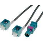 Adaptateur antenne fakra m / 2x fakra f - 0. 25m - vw mfd2