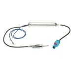 Adaptateur antenne fakra m din m amplifie pour bmw audi citroen peugeot seat skoda vw fiat mercedes adnauto ...