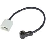 Adaptateur antenne iso m coude - volvo s80 / v40 / v70