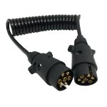 Adaptateur de barre de remorquage electrique 7pin a 7pin, convertisseur d'adaptateur de prise de câble ... Adaptateur de barre de remorquage electrique 7pin a 7pin, convertisseur d'adaptateur de prise de câble ...