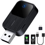 Adaptateur carplay sans fil 2 en 1 pour apple carplay & android auto xff0c; 5, 8 - ghz - wifi xff0c; ...