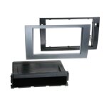 Adaptateur de fa�ade 2 - din pour avec vide poche audi a4 / seat exeo anthracite