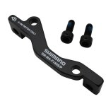Adaptateur frein a disque vtt shimano disque 180mm etrier standard sur fourche post - mount
