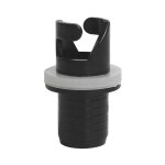 Adaptateur de pompe a kayak gonflable adaptateur de valve d'air pour kayak, canoë, radeau, noir Adaptateur de pompe a kayak gonflable adaptateur de valve d'air pour kayak, canoë, radeau, noir