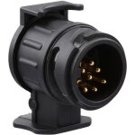 Adaptateur prise remorque 13 vers 7 broches - prise 12v attelage voiture remorque caravane - connecteur ...