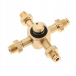 Adaptateur propane adaptateur réchaud de camping adaptateur bouteille de gaz 4 têtes 80 mm Adaptateur propane adaptateur réchaud de camping adaptateur bouteille de gaz 4 têtes 80 mm