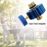 Adaptateur de r�servoir de gaz en plein air, r�chaud de camping, t�te de conversion, convertisseur de ...