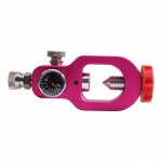 Adaptateur de recharge de bouteille de plonge portable oxygne rouge