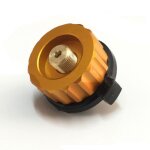 Adaptateur de recharge de propane pour cuisinire a gaz de camping en plein air, adaptateur de rservoir, ...