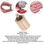 Adaptateur de recharge de propane pour cuisinire a gaz de camping en plein air, adaptateur de rservoir, ...
