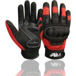 Adm gants moto homme homologu�s ce et� mi - saison gants moto scooter antid�rapant respirant rouge taille ...