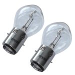 Aerzetix: c18861 2x ampoules b35 ba20d 12v 35 - 35w pour moto scooter