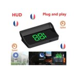 Affichage tte haute universel compteur vitesse numrique hud gps kmh projecteur couleur affichage vert ...