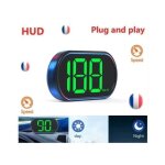 Affichage tte haute universel compteur vitesse numrique hud gps kmh affichage vert