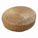 Ages 40cm tatami coussin rond paille armure a la main oreiller sol yoga chaise sige tapis