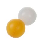Ages blanc jaune 39mm dia sport balles de ping - pong balle de ping - pong 6 pi�ces
