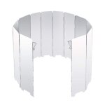 Ages camping po�le pare - brise 12 plaques ultra - l�ger pliant camping po�le pare - brise portable camping ...