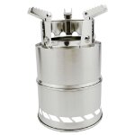 Ages camping po�le portable en acier inoxydable po�le a bois equipement de camping pour la randonn�e ...