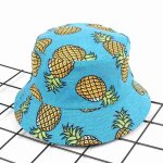 Ages fruits ananas imprimer double face porter p�cheur chapeau bassin casquette loisirs voyage en plein ...