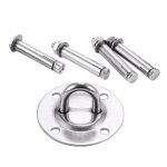 Ages support de fixation en acier inoxydable pour hamac anneaux de yoga ariens boucles de suspension ...