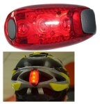 Ages v�lo cyclisme lumi�res super lumineux 3 led v�lo lumi�re feu arri�re lampe s�re avertissement alpinisme ...