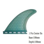 Ailerons centraux de planche de surf, 1 pice, bouchon de fut bilong multi - taille en fiber de verre ...