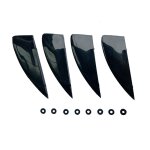 Aileron de kitesurf, planche de surf, 4 pices / ensemble, accessoires - type 4pcs