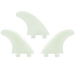 Aileron de planche de surf g5, 3 pices, taille m sup, accessoire - type white g5 fin