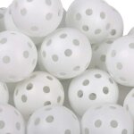 Airflow ball, balles d'entrainement au golf pour le jardin 12 balles blanches
