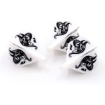 Ak4 dart flights standard, slim, cerf - volant, diamant, bouclier, ensemble de 3 pi�ces. [b1581]