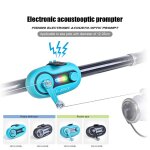 Alarme led r�glable pour morsure de poisson, sonnette electronique pour canne a p�che de nuit, lumi�re ...