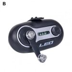 Alarme de morsure a led, acousto - optique simple et robuste, volume r�glable, pour la p�che de nuit, ...