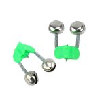 Alarmes de morsure de pche, 1 / 2 / 5 pices / lot, cloche de canne a pche, clip de pointe, anneau ...