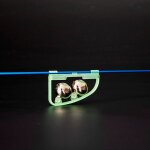 Alarmes de morsure de p�che fluorescentes, clip de pointe de poteau, double cloche, anneau d'alerte, ...