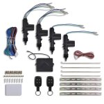 Alarme verrouillage centralisé pour voiture + 2 télécommandes + 4 motreurs Alarme verrouillage centralisé pour voiture + 2 télécommandes + 4 motreurs