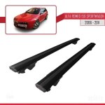 Porte - bagages de toit - alfa romeo - hook - aluminium - noir - charge utile 300 kg