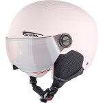 Alpina zupo visor q lite casque de ski unisex - youth, rose matt, 51 - 55