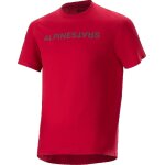 Alpinestars a - aria switch maillot de v�lo a manches courtes, rouge, taille l pour hommes