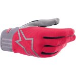 Alpinestars a - dura gants de vlo, gris - rouge, taille m pour hommes