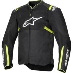 Alpinestars t - sps air v2 blouson textile de moto, noir - jaune, taille m pour hommes