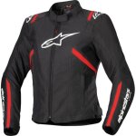 Alpinestars stella t - sps v2 imperm�able dames moto textile veste, noir - rouge, taille m pour femmes ...