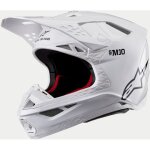 Alpinestars supertech s - m10 solid 2024 casque de motocross, blanc, taille l pour hommes