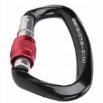 Alpinisme d mousquetons a verrouillage mousqueton en acier inoxydable