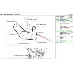 Alternator 6pk962 alternateur de courroie de pompe a eau pour moteur de voiture mazda 3 2014  2016 ...