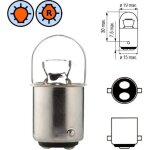 Ampoule 12v 10w ba15d voiture trabant feu arriere position phare bateau scooter masse sous culot douille ...
