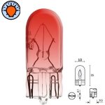 Ampoule 24v 5w t10 rouge w2. 1x9. 5d w5w wedge verre voiture camion clignotant tableau de bord voyant ...