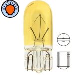 Ampoule 24v 5w t10 w2. 1x9. 5d jaune w5w wedge verre voiture camion clignotant tableau de bord voyant ...