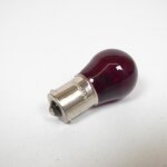 Ampoule de feu stop pour moto scooter quad 12v 21w ba15s verre rouge neuf